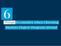 What to Consider When Choosing a Masters Program Abroad?