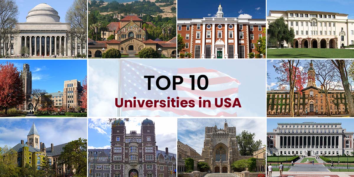 Top 10 universities in USA