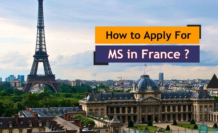 How to apply for MS in France