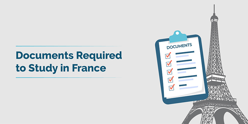 Documents required to study in France