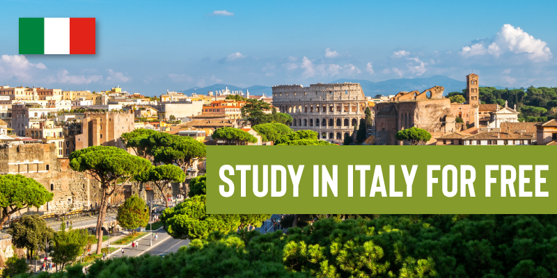 Study in Italy for free